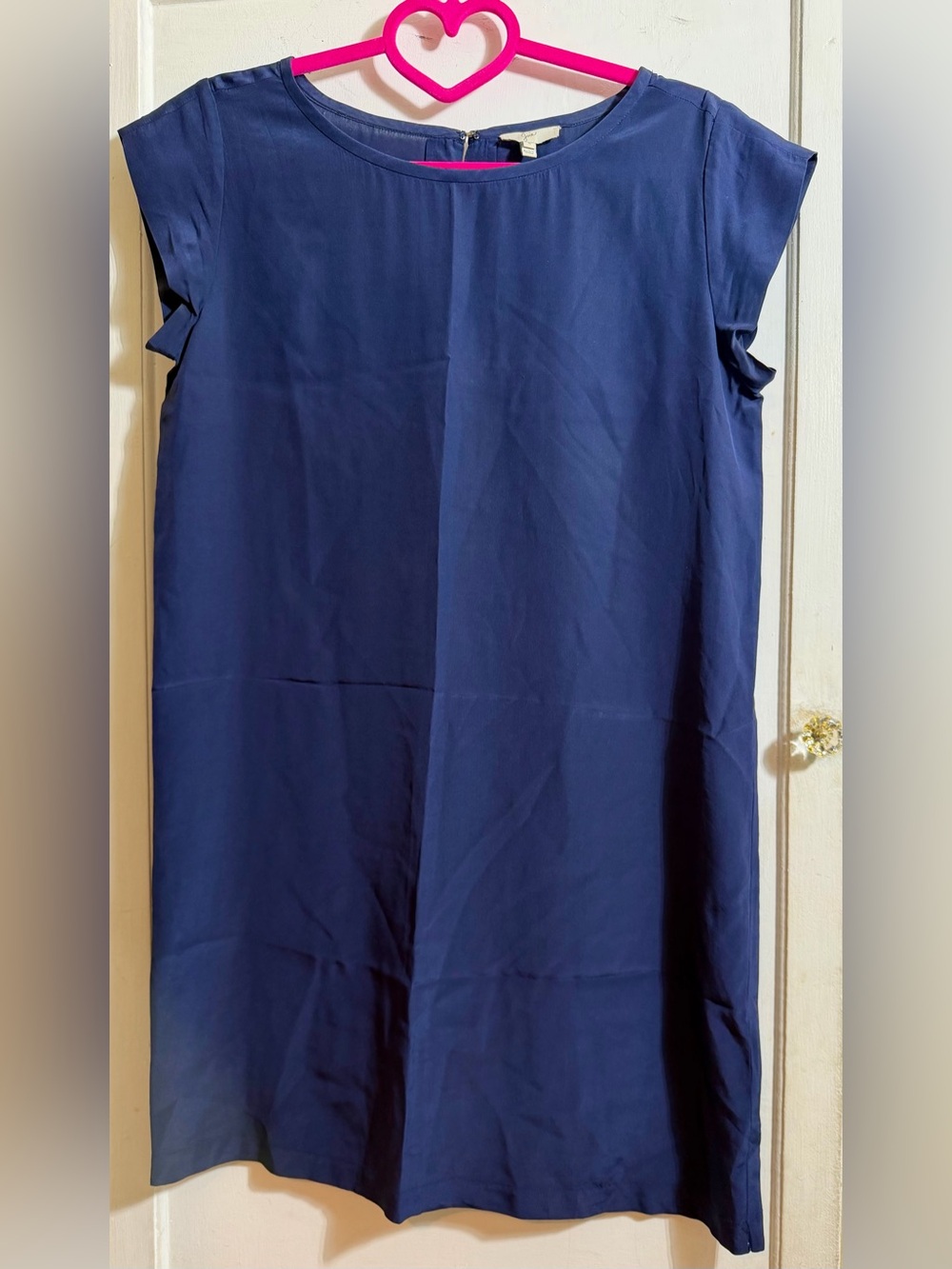 Joie Navy Shift Dress - Short Sleeve Mini
